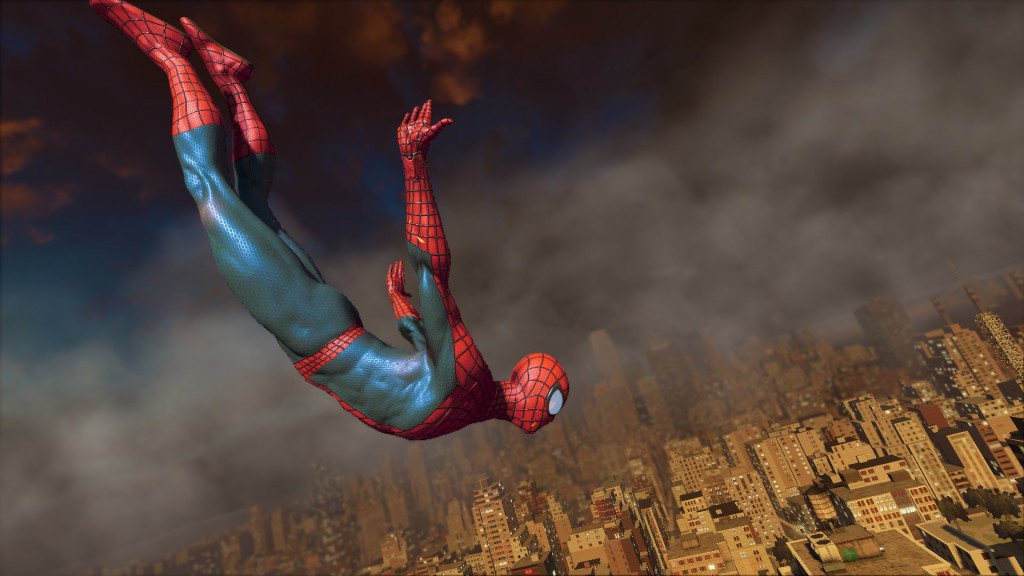 spider man sky jump