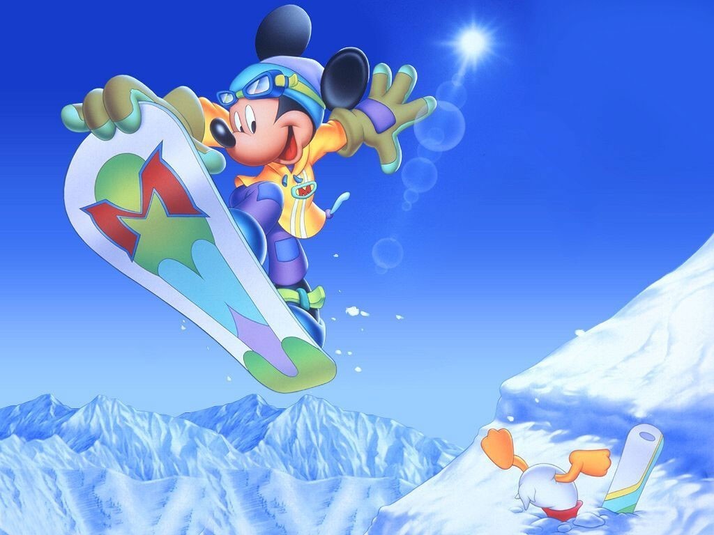 micky mouse jump on the sky