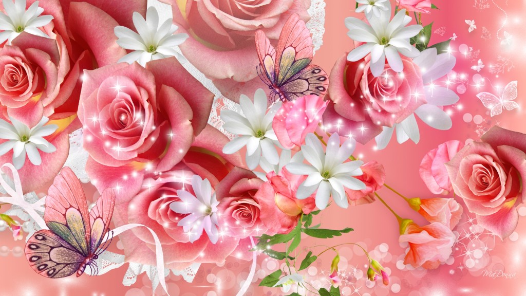 amazing pink rose style