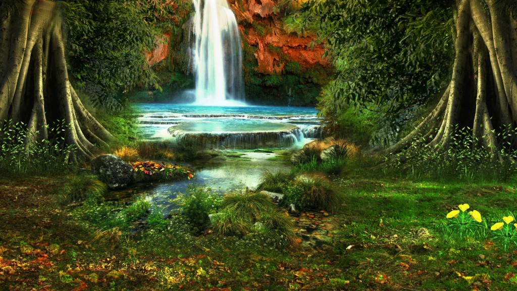 waterfall on the Forest