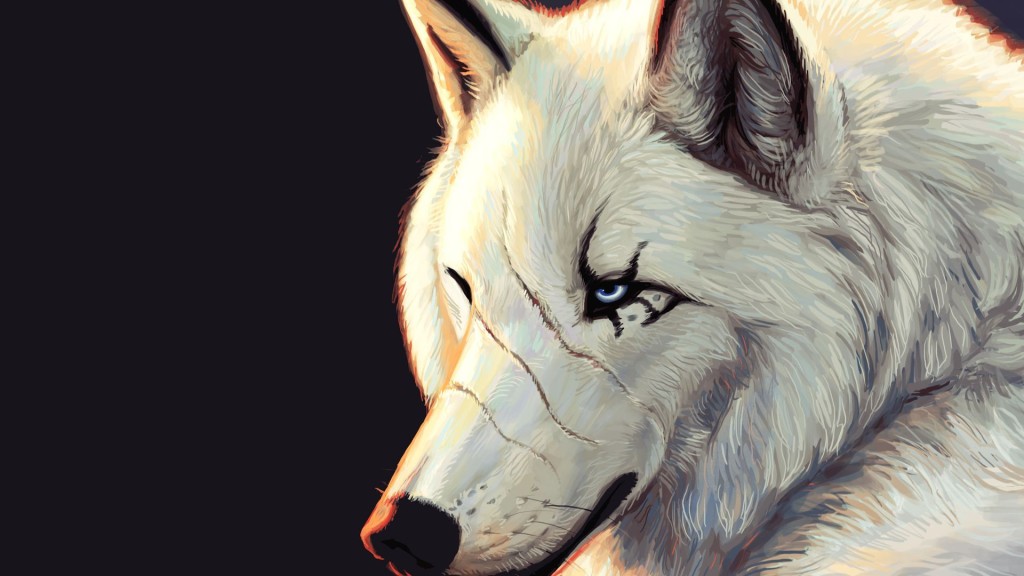 amazing wolf art