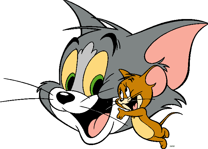 tom and jerry faces