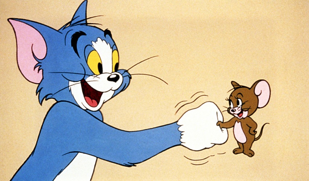tom shake hand with jerry