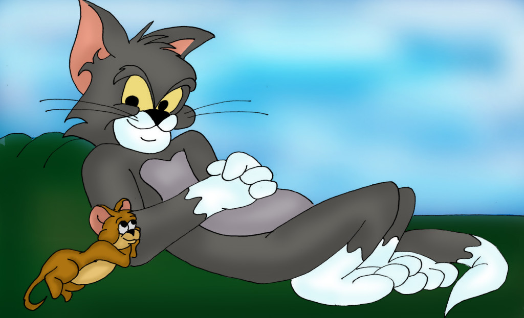 tom and jerry rest in ground