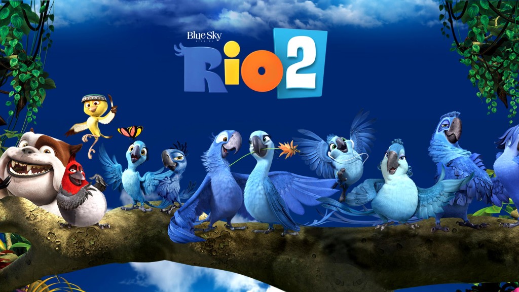 rio with other birds