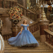 Lily James in Cinderella Movie