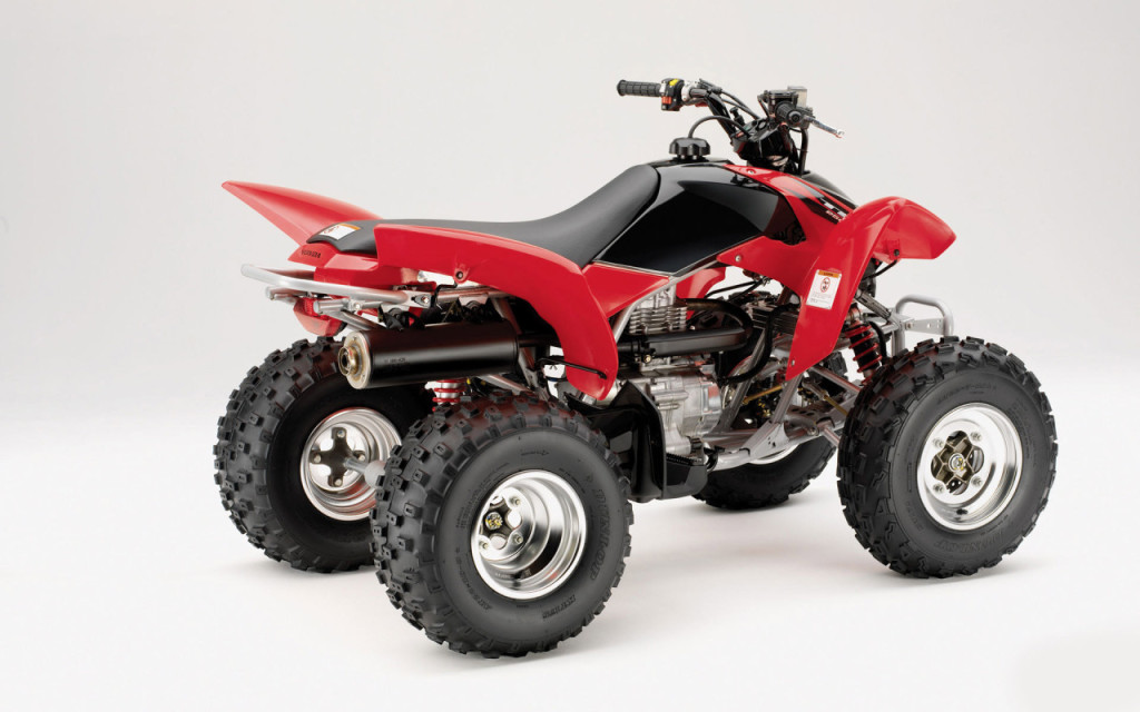 honda red atv bike